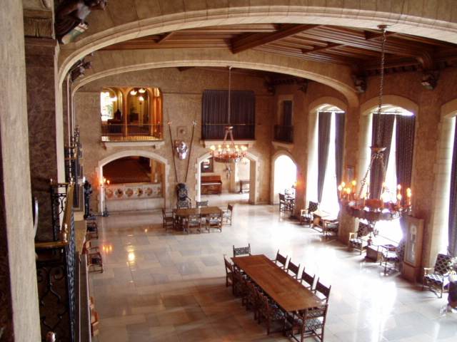 The view from 'inside the castle' at the Banff Springs Hotel, Banff, Alberta, CANADA