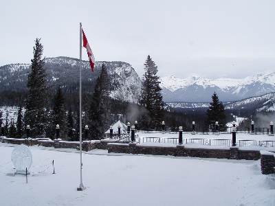 One of the views to be had from the Banff Spring Hotel, Banff, Alberta, CANADA