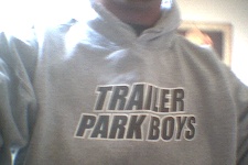 A picture of my new Trailer Park Boys hoodie